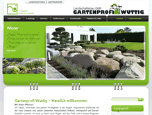 Tablet Screenshot of gartenprofi-wuttig.de